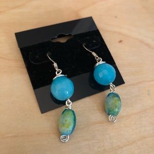Turquoise and Green Earrings!